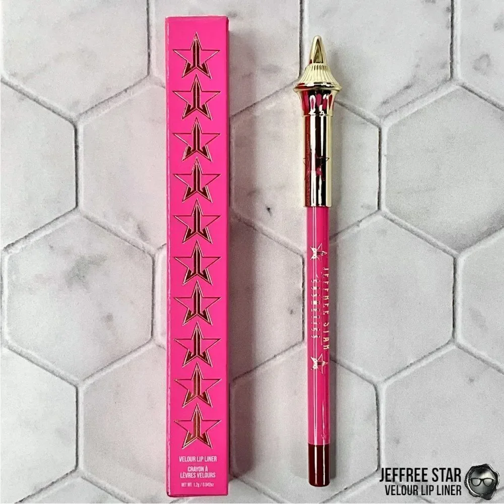JEFFREE STAR VELOUR LIP LINER PENCIL IN ANDROGYNY DIRTY PLUM MAUVE FULL SIZE NEW - Picture 14 of 14
